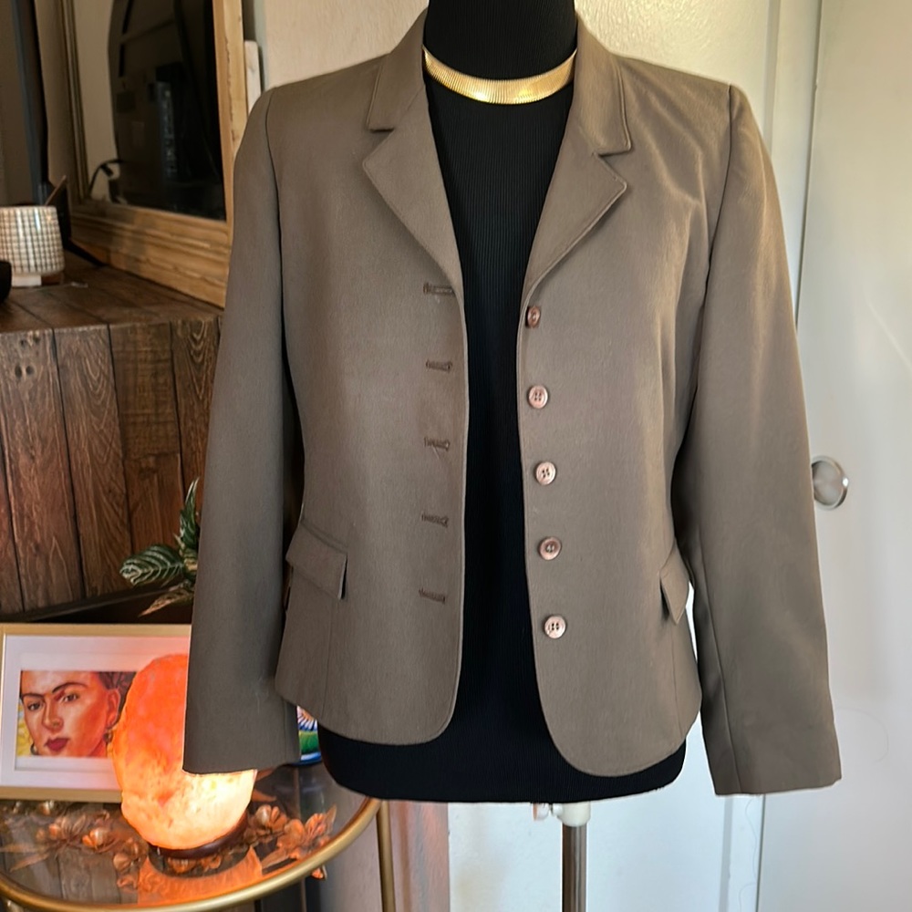 Vintage olive green blazer size small